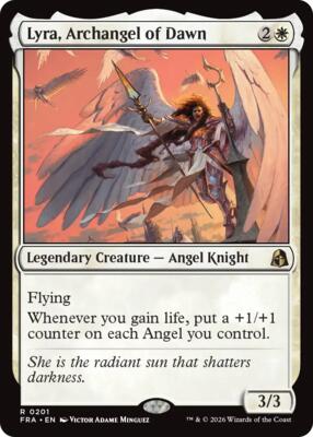 Lyra, Archangel of Dawn card from Reality Fracture