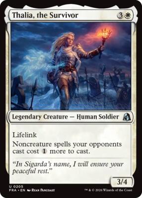 Thalia, the Survivor card from Reality Fracture