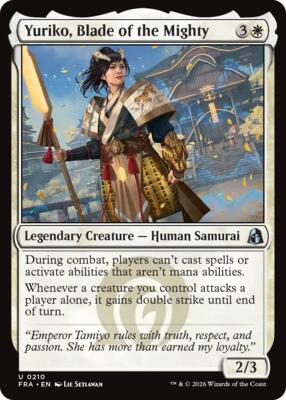Yuriko, Blade of the Mighty card from Reality Fracture