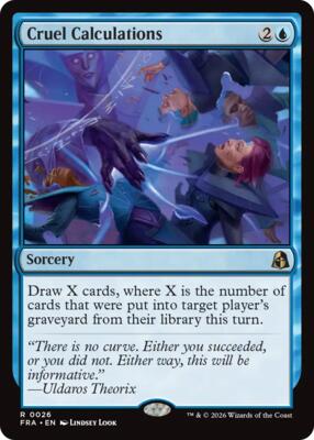 Cruel Calculations card from Reality Fracture