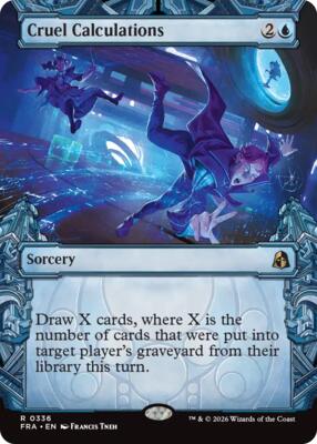 Cruel Calculations (Showcase) card from Reality Fracture