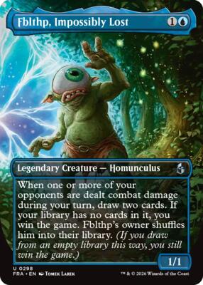 Fblthp, Impossibly Lost (Borderless) card from Reality Fracture