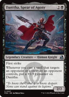 Danitha, Spear of Agony card from Reality Fracture
