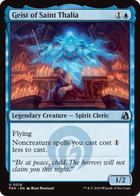 Geist of Saint Thalia card from Reality Fracture