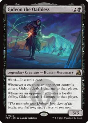 Gideon the Oathless card from Reality Fracture