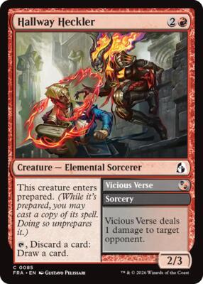 Hallway Heckler card from Reality Fracture