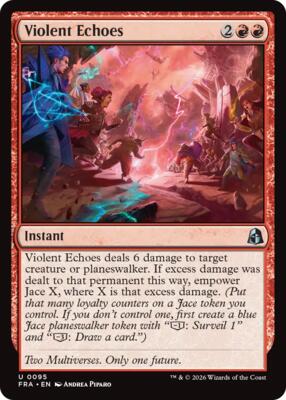 Violent Echoes card from Reality Fracture