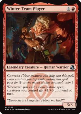 Winter, Team Player card from Reality Fracture