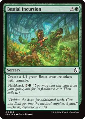Bestial Incursion card from Reality Fracture