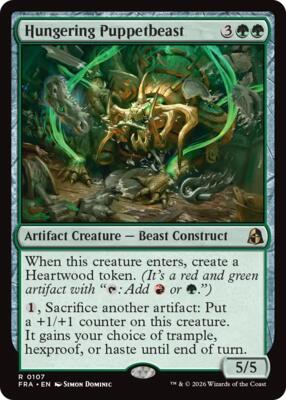 Hungering Puppetbeast card from Reality Fracture