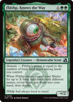 Fblthp, Knows the Way card from Reality Fracture