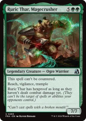 Ruric Thar, Magecrusher card from Reality Fracture