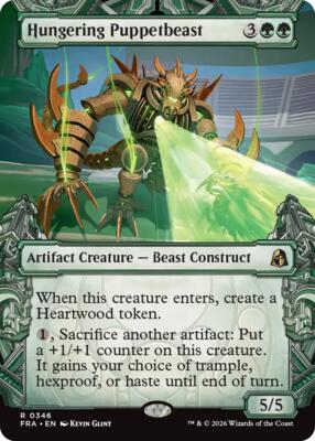 Hungering Puppetbeast (Showcase) card from Reality Fracture