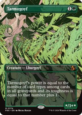 Tarmogoyf (Borderless) card from Reality Fracture
