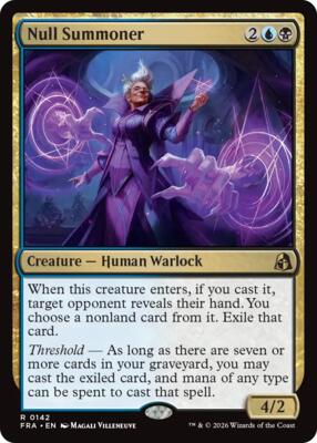 Null Summoner card from Reality Fracture