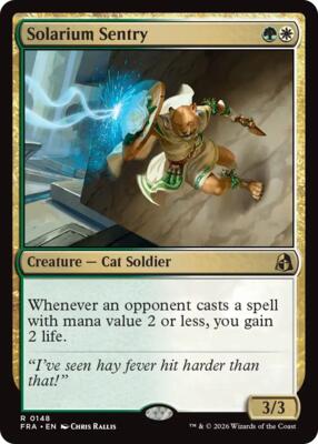 Solarium Sentry card from Reality Fracture