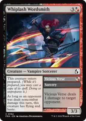 Whiplash Wordsmith card from Reality Fracture