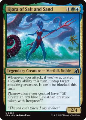 Kiora of Salt and Sand card from Reality Fracture