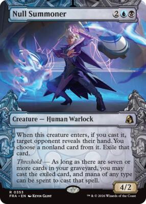 Null Summoner (Showcase) card from Reality Fracture