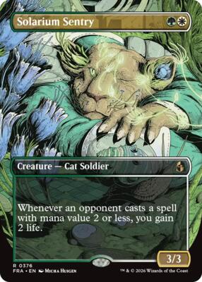 Solarium Sentry (Borderless) card from Reality Fracture