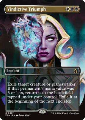 Vindictive Triumph (Borderless) card from Reality Fracture