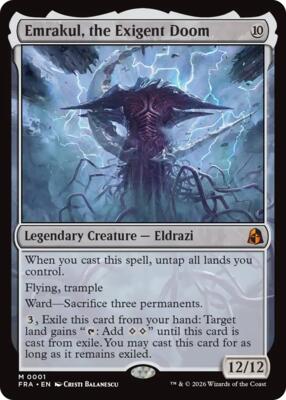 Emrakul, the Exigent Doom card from Reality Fracture