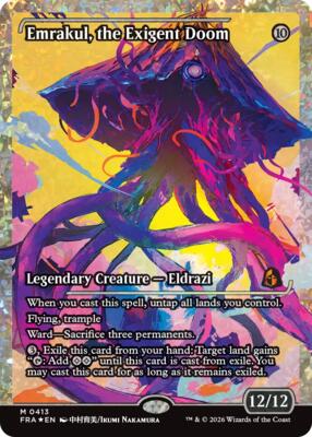 Emrakul, the Exigent Doom (Showcase) (Fracture Foil) card from Reality Fracture