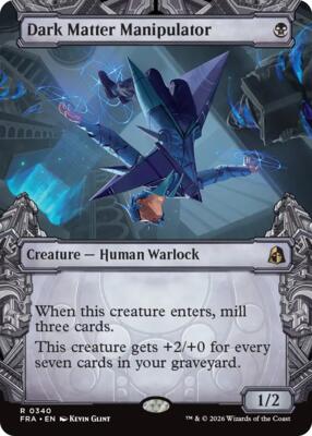 Dark Matter Manipulator (Showcase) card from Reality Fracture