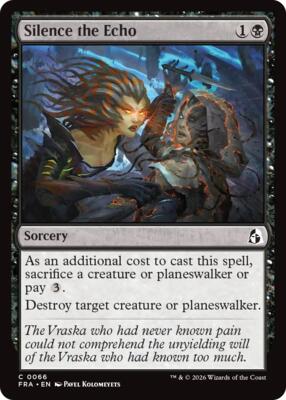 Silence the Echo card from Reality Fracture