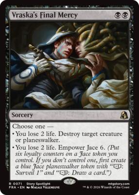 Vraska's Final Mercy card from Reality Fracture