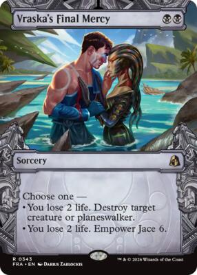 Vraska's Final Mercy (Showcase) card from Reality Fracture