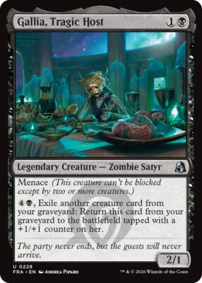 Gallia, Tragic Host card from Reality Fracture