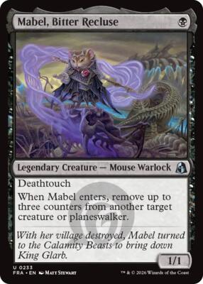 Mabel, Bitter Recluse card from Reality Fracture