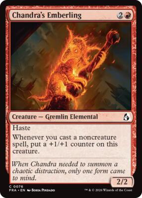 Chandra's Emberling card from Reality Fracture