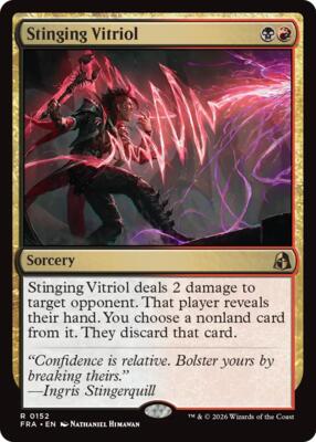 Stinging Vitriol card from Reality Fracture
