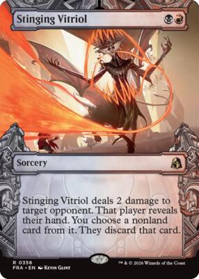 Stinging Vitriol (Showcase) card from Reality Fracture