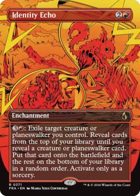 Identity Echo (Borderless) card from Reality Fracture