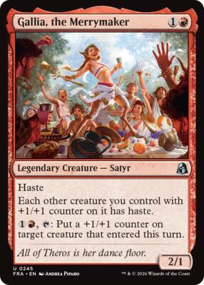 Gallia, the Merrymaker card from Reality Fracture