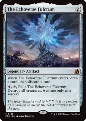The Echoverse Fulcrum card from Reality Fracture