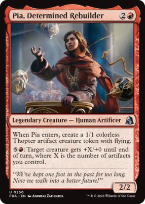 Pia, Determined Rebuilder card from Reality Fracture