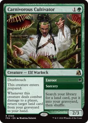 Carnivorous Cultivator card from Reality Fracture