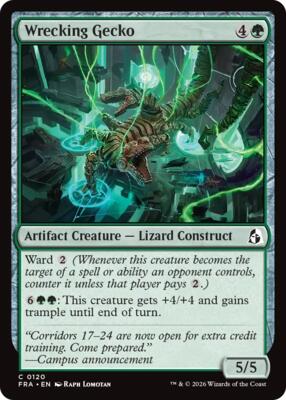 Wrecking Gecko card from Reality Fracture
