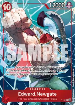 Edward.Newgate (Premium Card Collection -Flame-Flame Fruit Coliseum Edition-) card from One Piece Promotion Cards