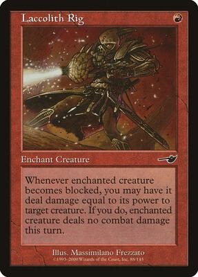 Laccolith Rig card from Nemesis