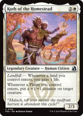 Koth of the Homestead card from Reality Fracture