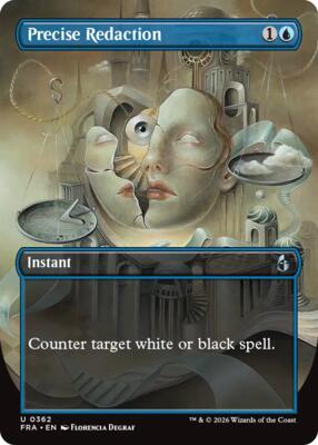 Precise Redaction (Borderless) card from Reality Fracture