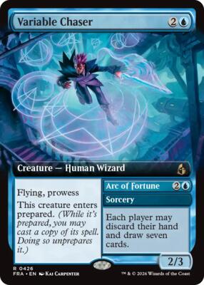 Variable Chaser (Extended Art) card from Reality Fracture