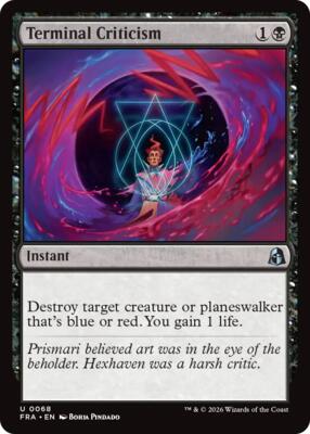 Terminal Criticism card from Reality Fracture