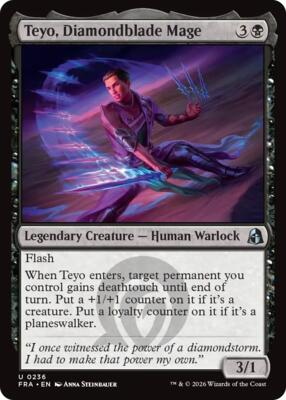Teyo, Diamondblade Mage card from Reality Fracture