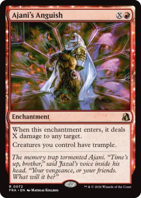 Ajani's Anguish card from Reality Fracture